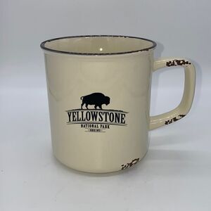 Yellowstone Ceramic Distressed Camp Coffee Mug